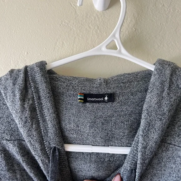 Smartwool Charcoal Hooded Sweatshirt‎ - Picture 4 of 5